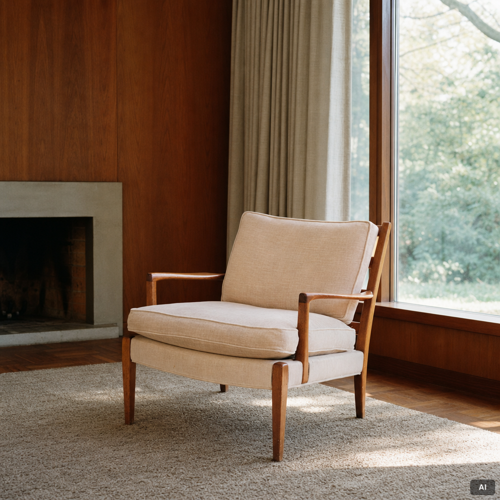 Arne Norell, 'Löven' armchair, Norell Möbler.