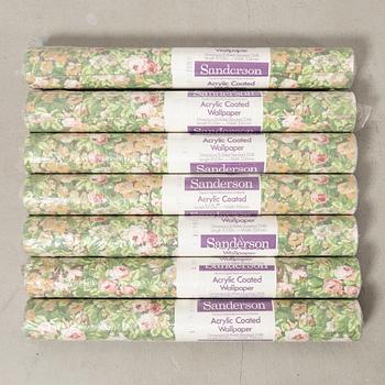 Wallpaper rolls 7 pcs Sanderson England.