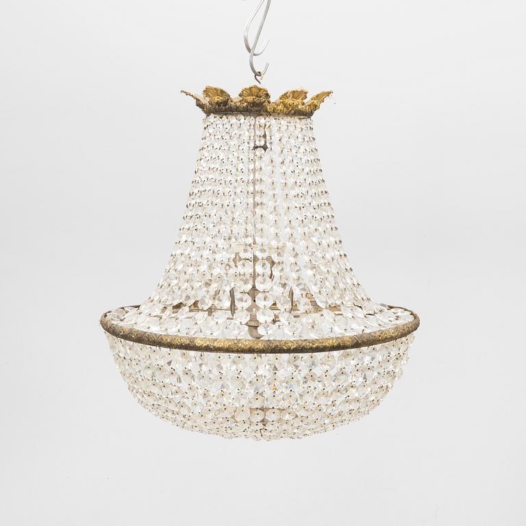 A Gustavian style chandelier early 1900s.