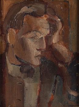 Allan Ebeling, Portrait of the Sculptor Erik Sand.