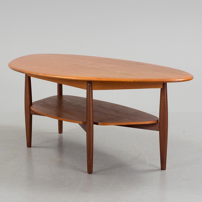 A teak coffee table by Ganddal Mobelfabrik Norway.