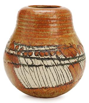 513. A Lisa Larsson stoneware vase, Gustavsberg studio 1950's.