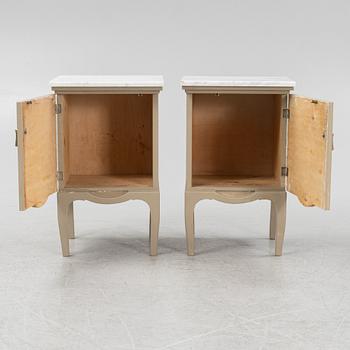 Sängbord, ett par, 1900-talets första hälft.