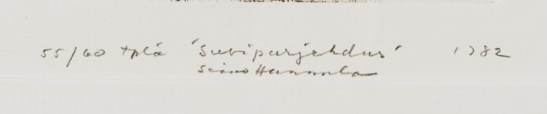 SIMO HANNULA, 2 st, etsningar, signerade, daterade och numrerade.