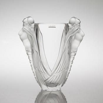 A Lalique glass vase, "Aurora", numbered 060/188 from the 21st century.