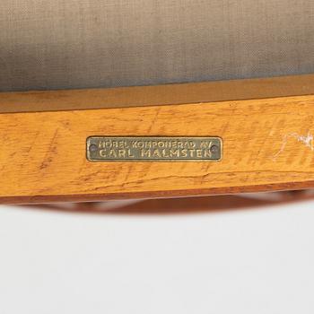 Carl Malmsten, stolar, 6 st, "Pyramid", 1900-talets andra hälft.