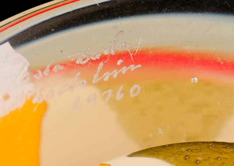 VASER, 2 st, glas, Monica Backström, Orrefors.