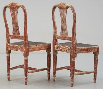 STOLAR, ett par, gustaviansk provins, 1800-talets början.