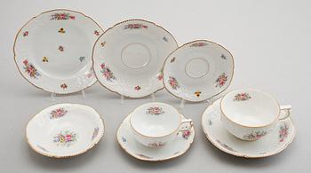 SERVISPORSLIN, 30 del, porslin, Sanssouci, Rosenthal.