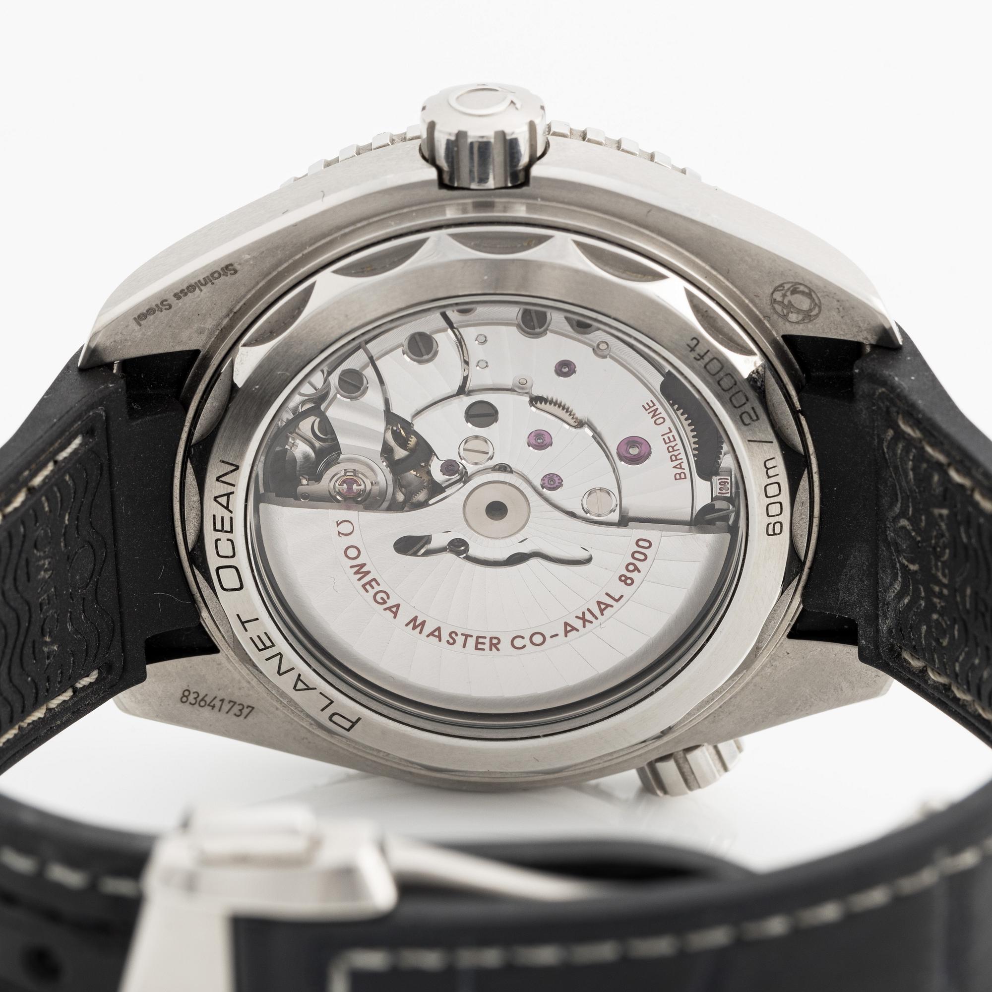 Omega, Seamaster, Planet Ocean 600M, Co-Axial, Chronometer, wristwatch, 43.5 mm.