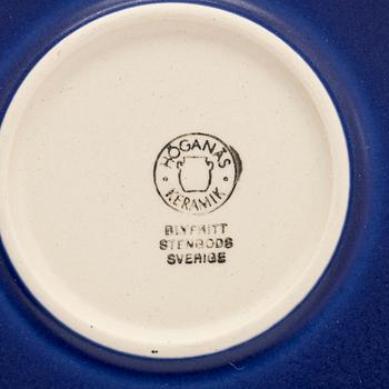 A 21 piece Swedish Höganäs ceramic service, late 20th century.