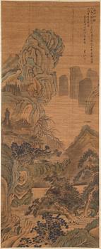 YUAN JIANG (1662-1735), after, a hanging scroll, 20th century.