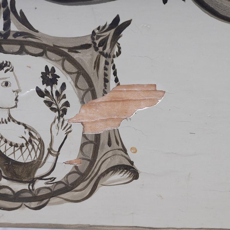 Four chairs. Early 19th century.