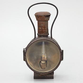 Locomotive lantern, Karlskrona Lamp Factory.