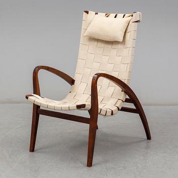 BRUNO MATHSSON, a 'Gräshoppan' easy chair, Mathsson International, 1992.