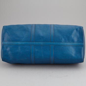 LOUIS VUITTON, a 'Keepall 55 Epi' weekendbag.