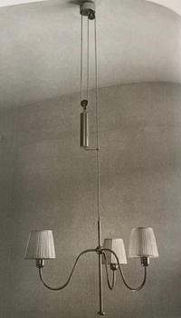 Josef Frank, taklampa, modell 2444, Firma Svenskt Tenn, 1940-tal.
