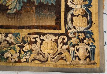 A tapestry, "Verdure", tapestry weave. 267,5-269,5 x 247-256 cm. Flanders 17th century.