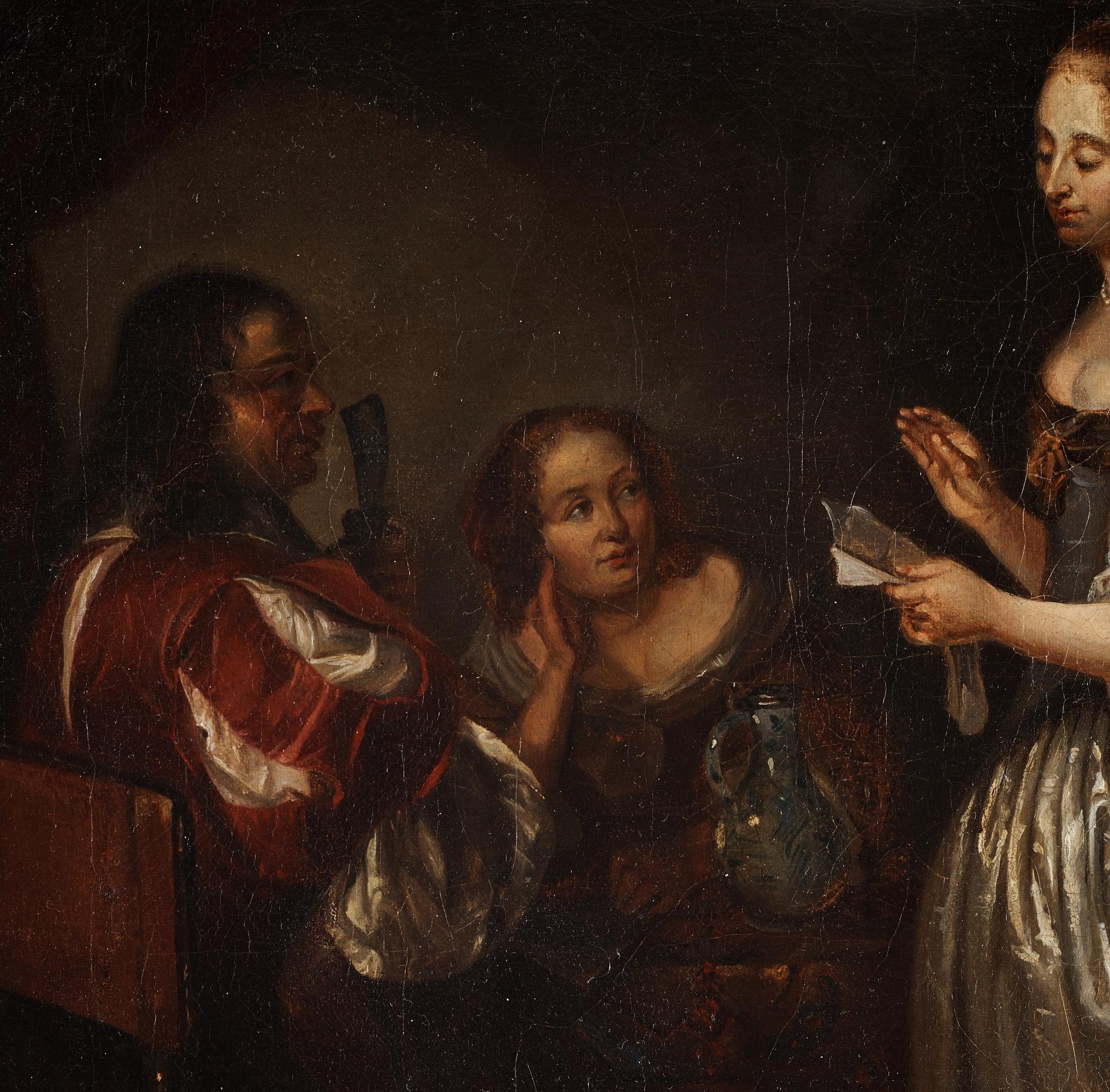 Gerard Terborch Circle of, The Letter.