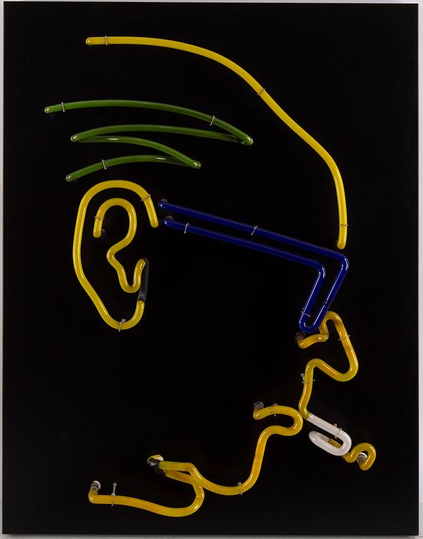 A light sculpture, 2000's.
