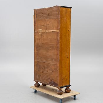 Empire, A Swedish Birch Book Cabinet, late Empire, 19th century.