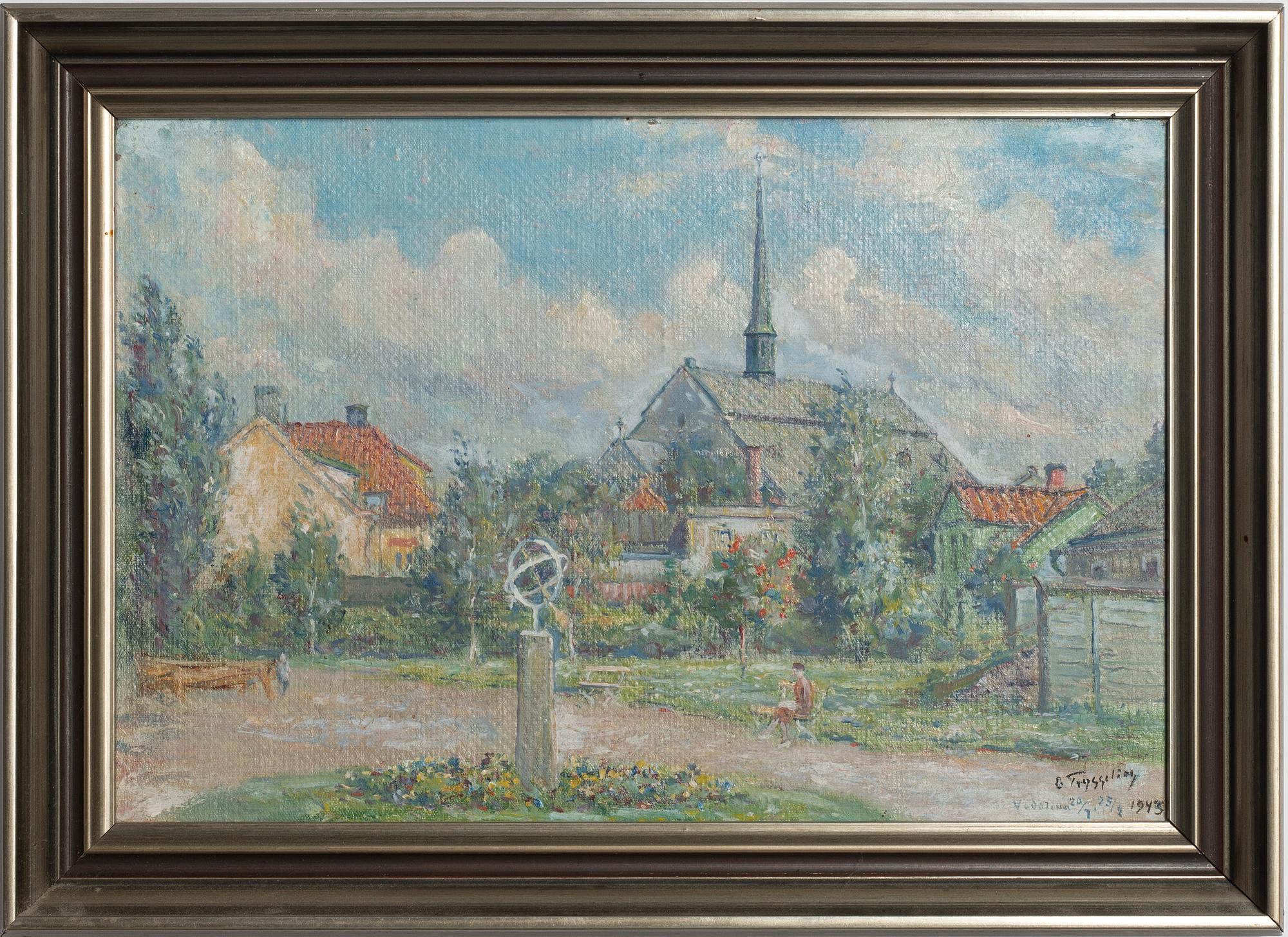 Erik Tryggelin, Motiv från Vadstena.