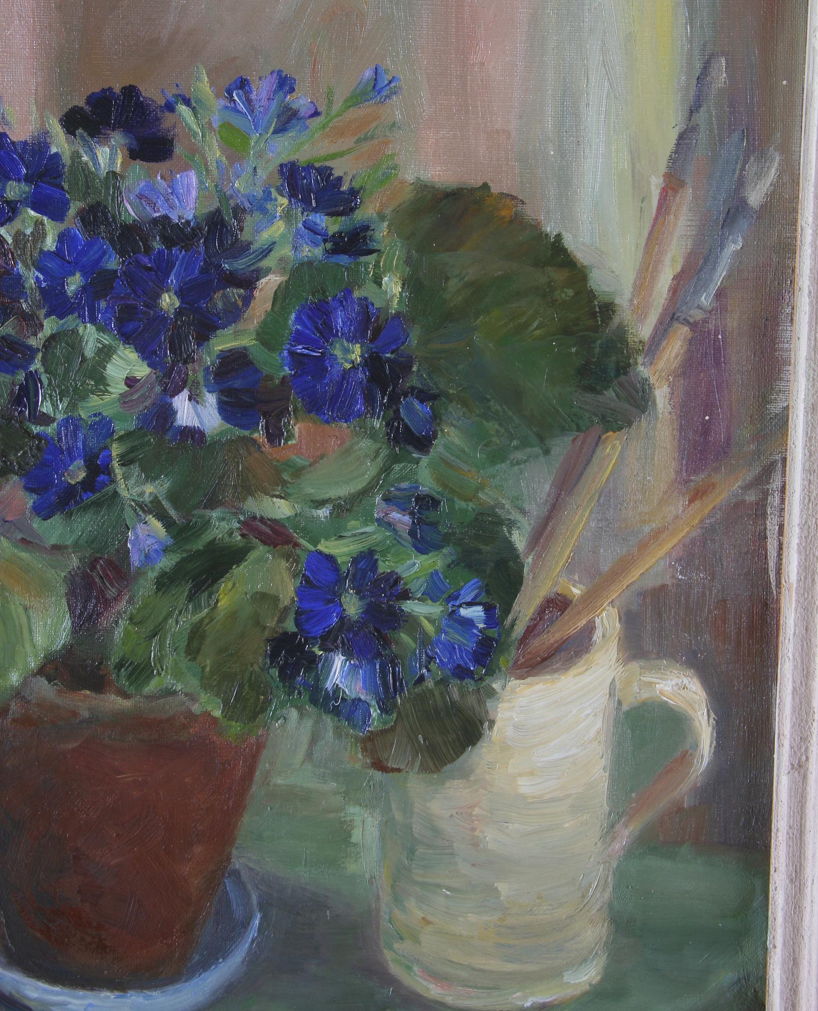 OKÄND KONSTNÄR, olja på duk, monogramsign o dat 41.