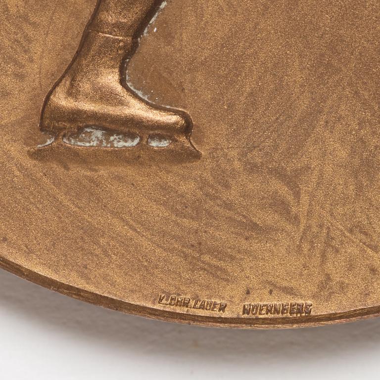 Medalj, tyska mästare, Berliner SC, i ishockey 1920.