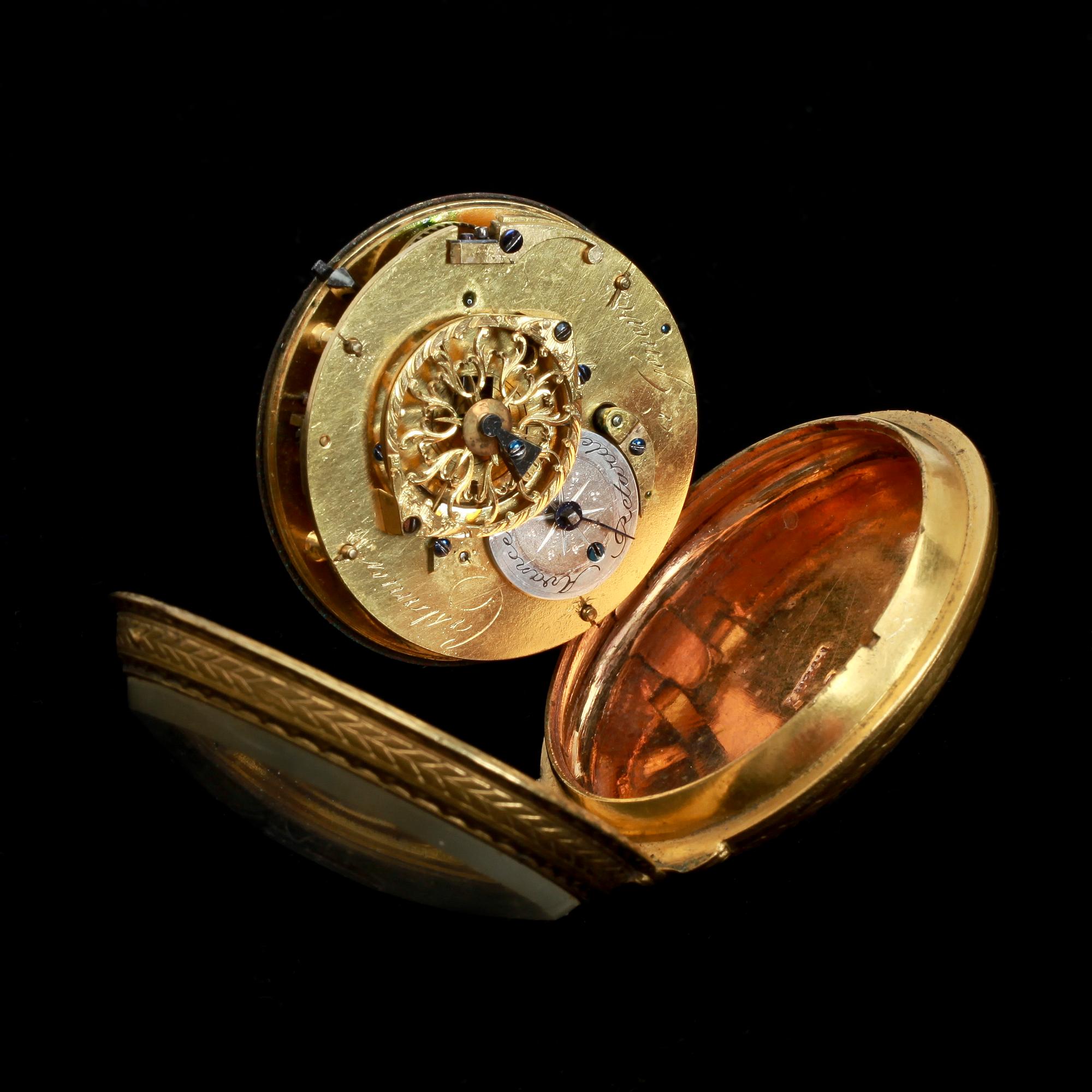 HERRFICKUR, förgylld metall, 1700-talets senare del.