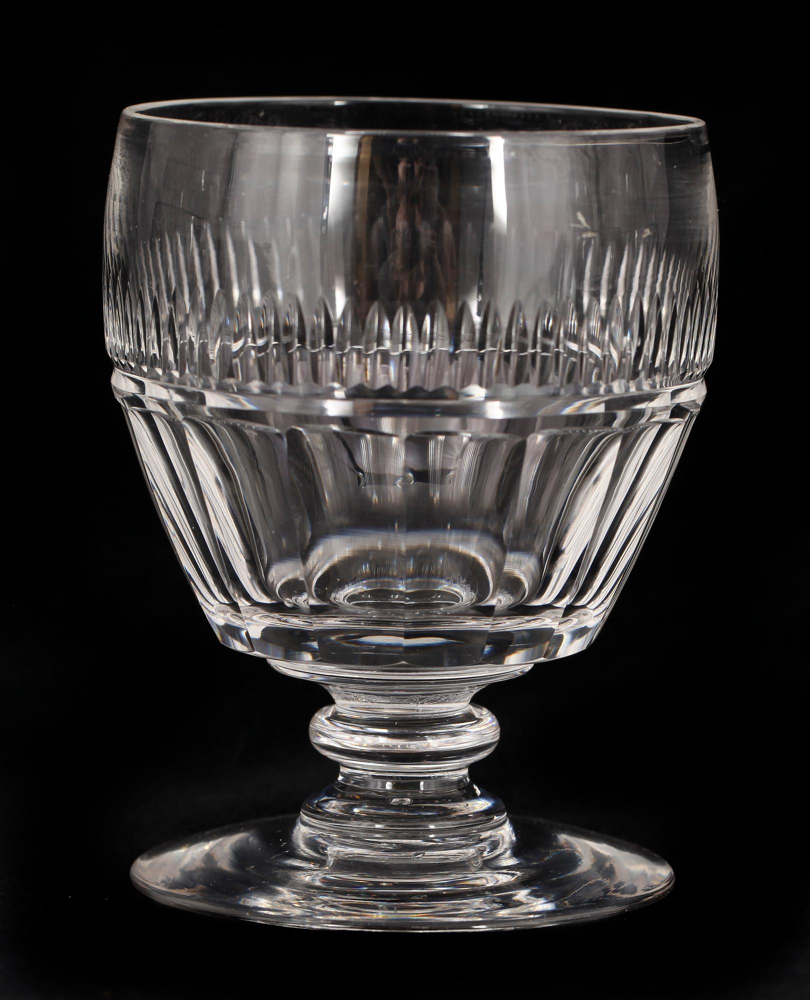 ÖL / VINGLAS, 6 st, 1800-tal.