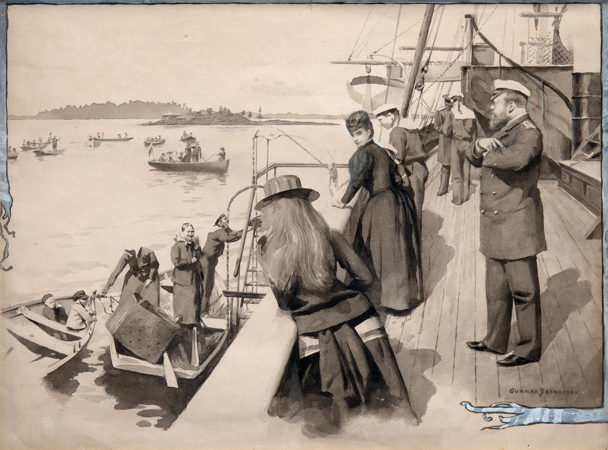 Gunnar Berndtson, EMPERORS JOURNEY IN THE ARCHIPELAGO OF GULF OF FINLAND.