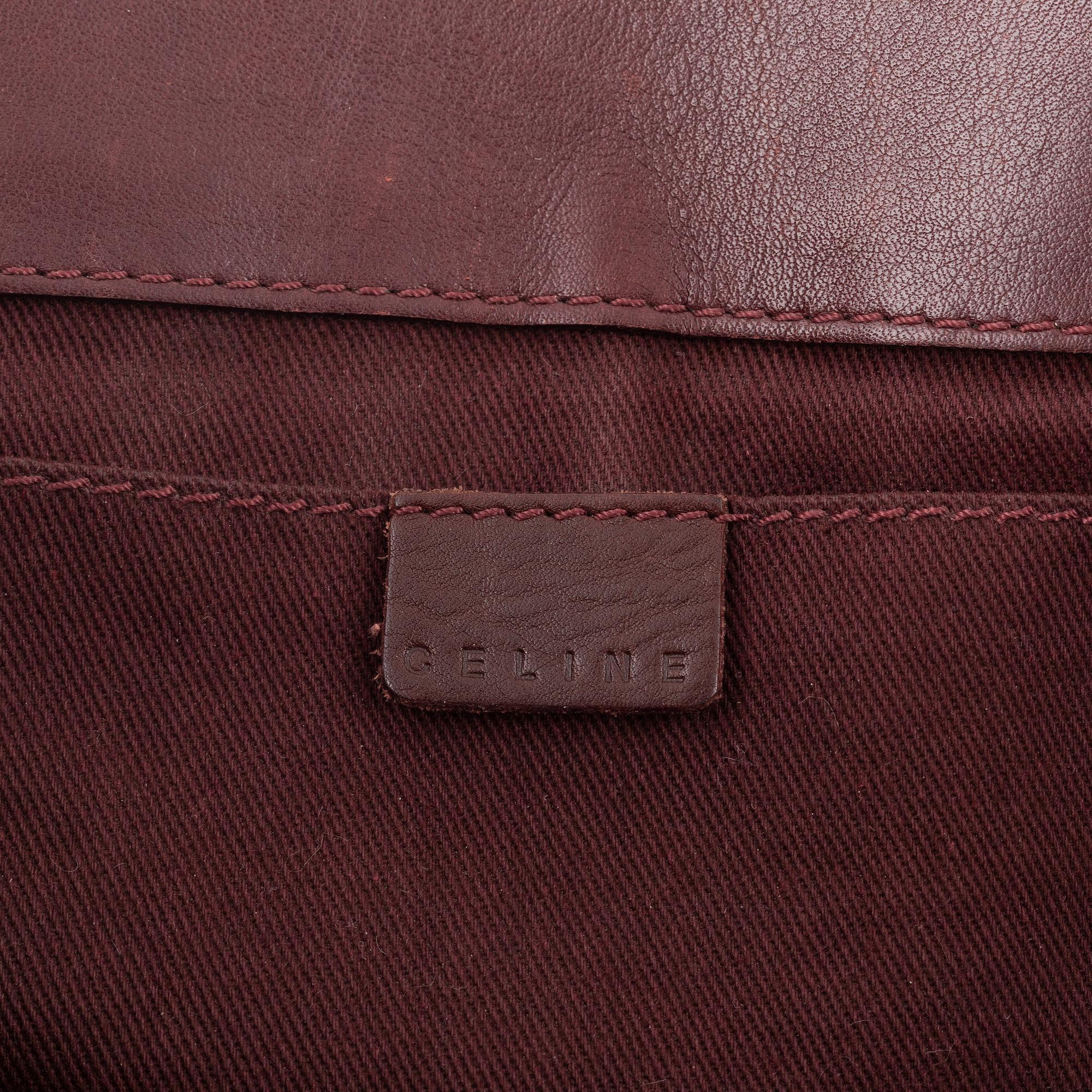 Celine, a leather bag.