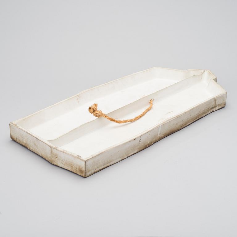 RUT BRYK, CERAMIC RELIEF. Venetian palace: Giorno. Signed Bryk, I. Arabia, 1955.