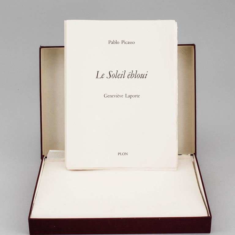 PABLO PICASSO, after, "Le Soleil Ebloui", Geneviève Laporte, Plon, Paris, 1974.