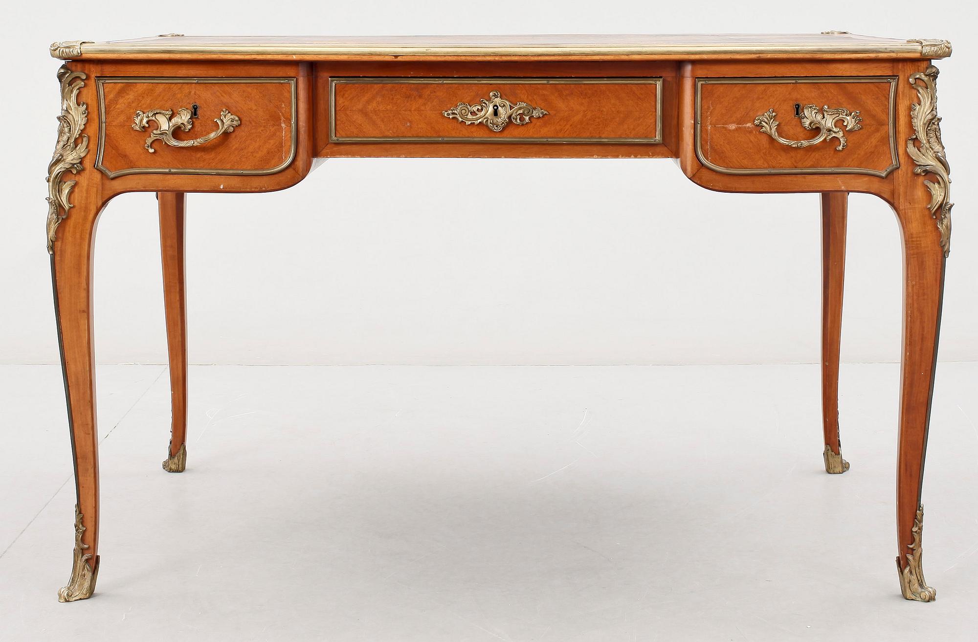 SKRIVBORD, rokokostil, S & H Jewell, London, 1800-talets slut.