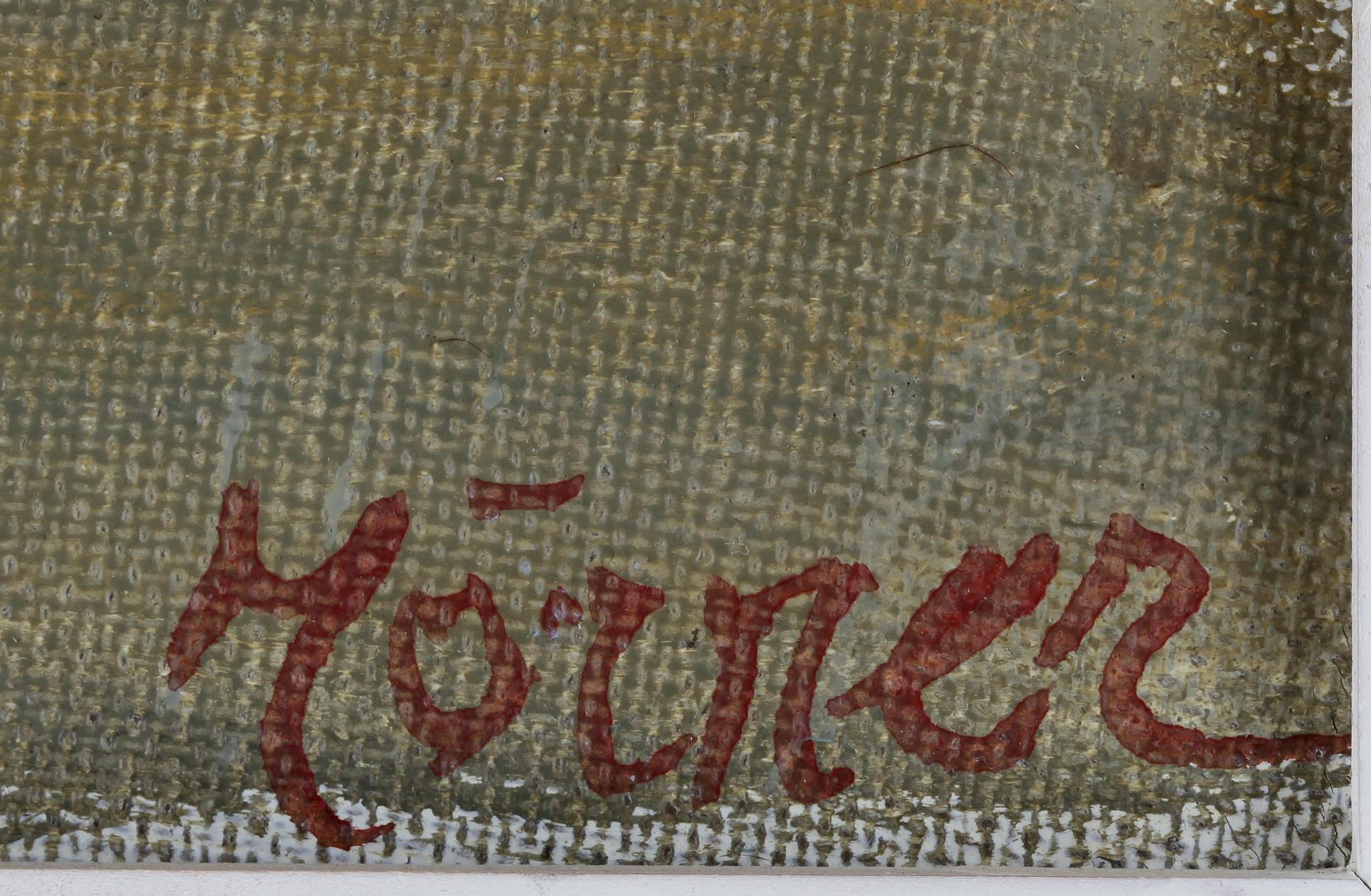 STELLAN MÖRNER, olja på duk, sign.