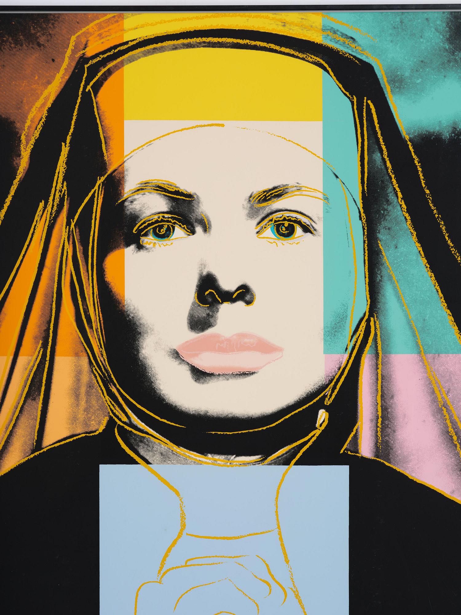 Andy Warhol, "The Nun", from: "Three portraits of Ingrid Bergman".