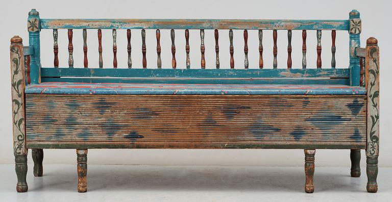 SOFFA, allmoge, Enånger, Hälsingland, 1800-tal.