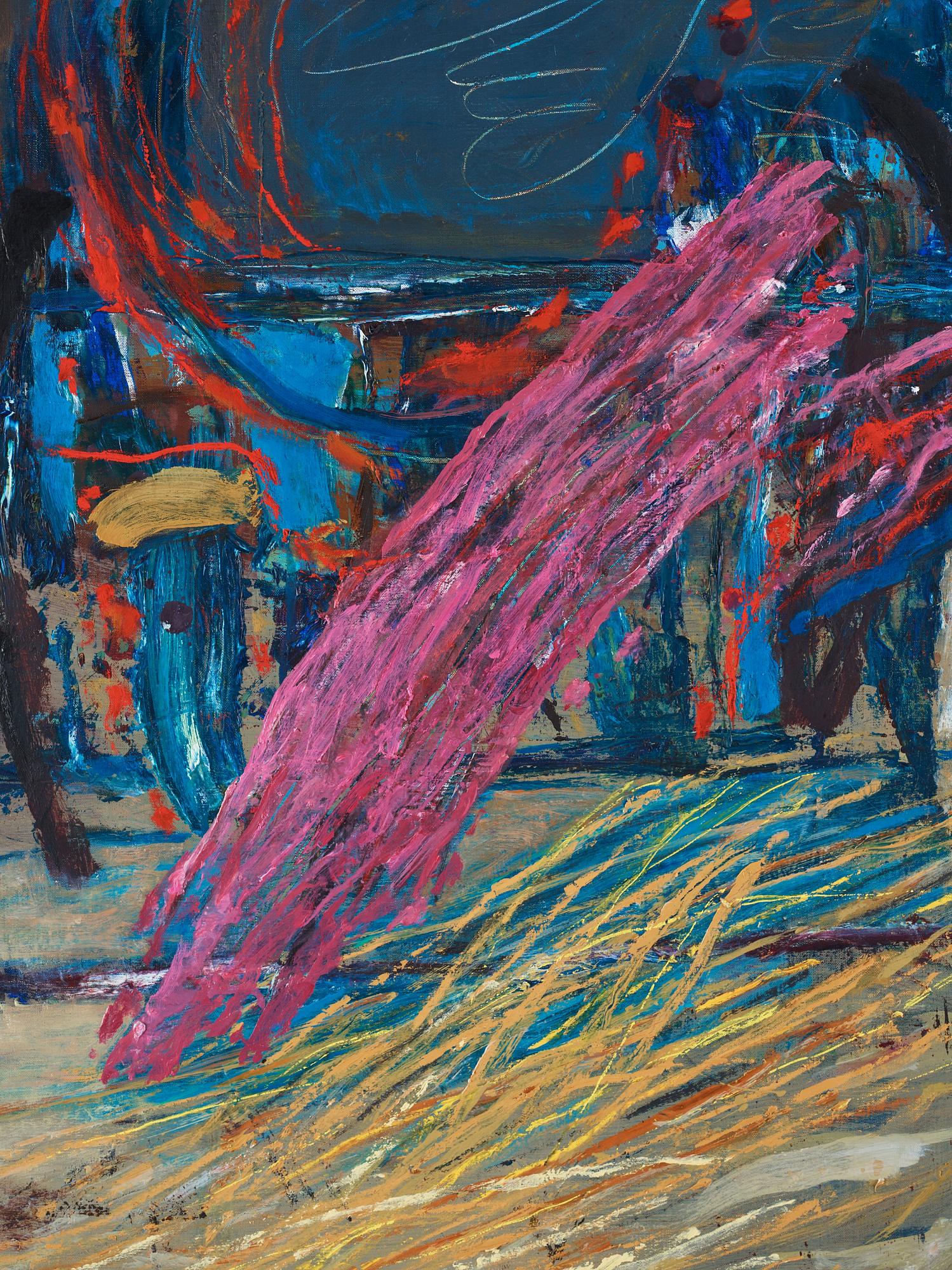 CO HULTÉN, oil on canvas, signed, executed 1961.