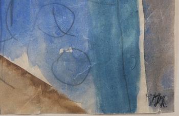 IVARSON, IVAN, gouache, monogramsign.