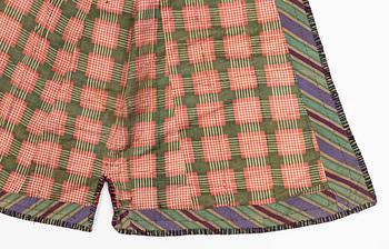 A woman’s Chapan, silk and cotton Ikat, Central Asia, 1880s.