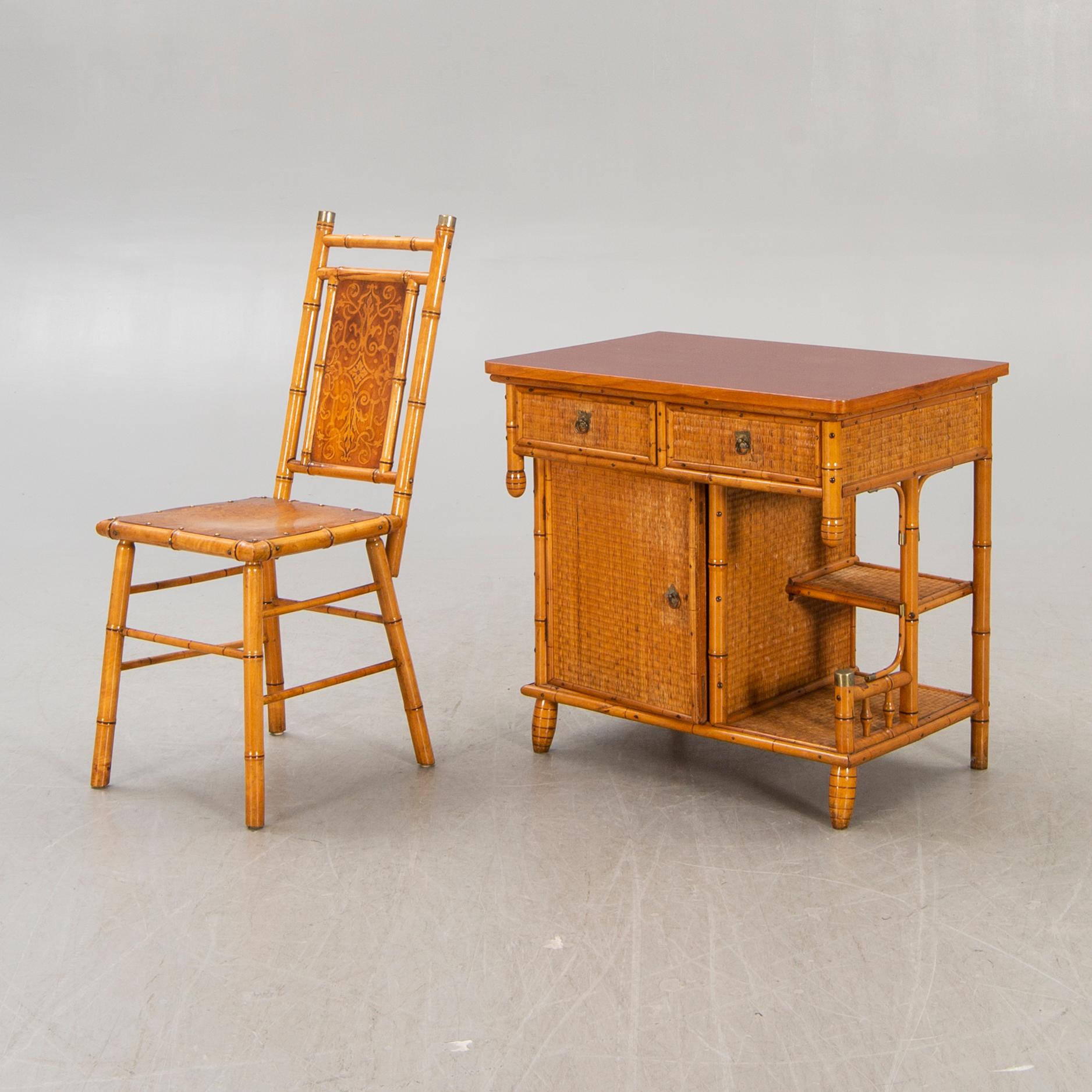 Table and chair Bodafors early 1900s.