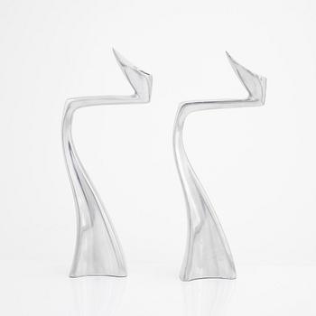 Matthew Hilton, ljusstakar, ett par, "Swan", Escapade.