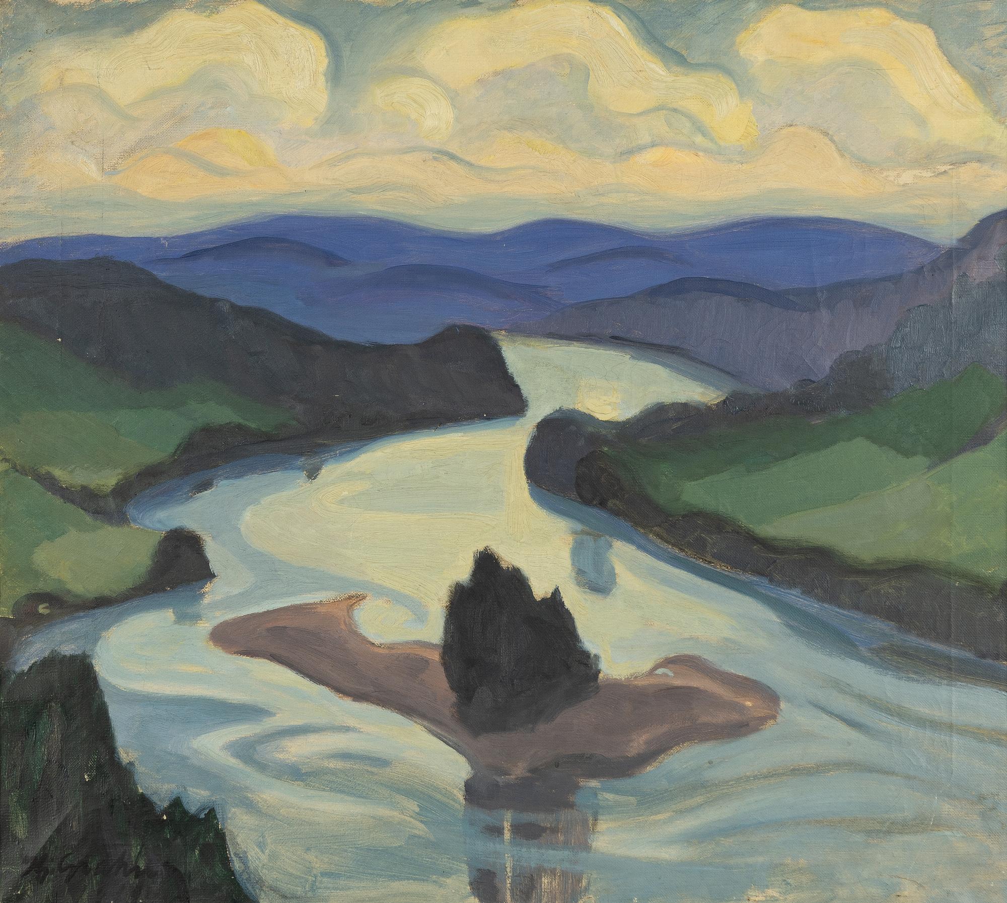 Hjalmar Grahn, Flodlandskap.