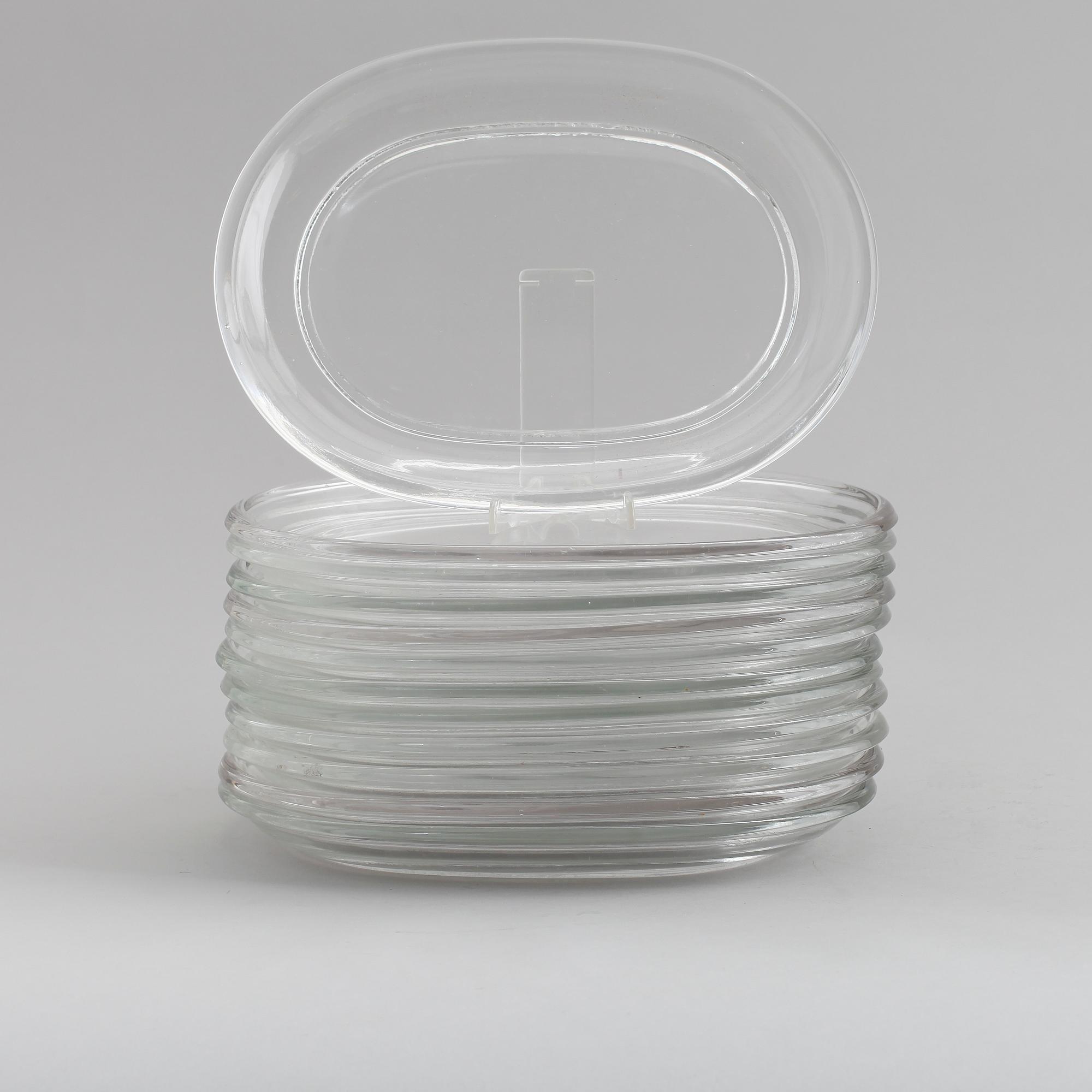 HUMMERTALLRIKAR, 12 st, glas, Josef Frank, Firma Svenskt Tenn, Gullaskruf eller Reijmyre, 1900-talets andra hälft.