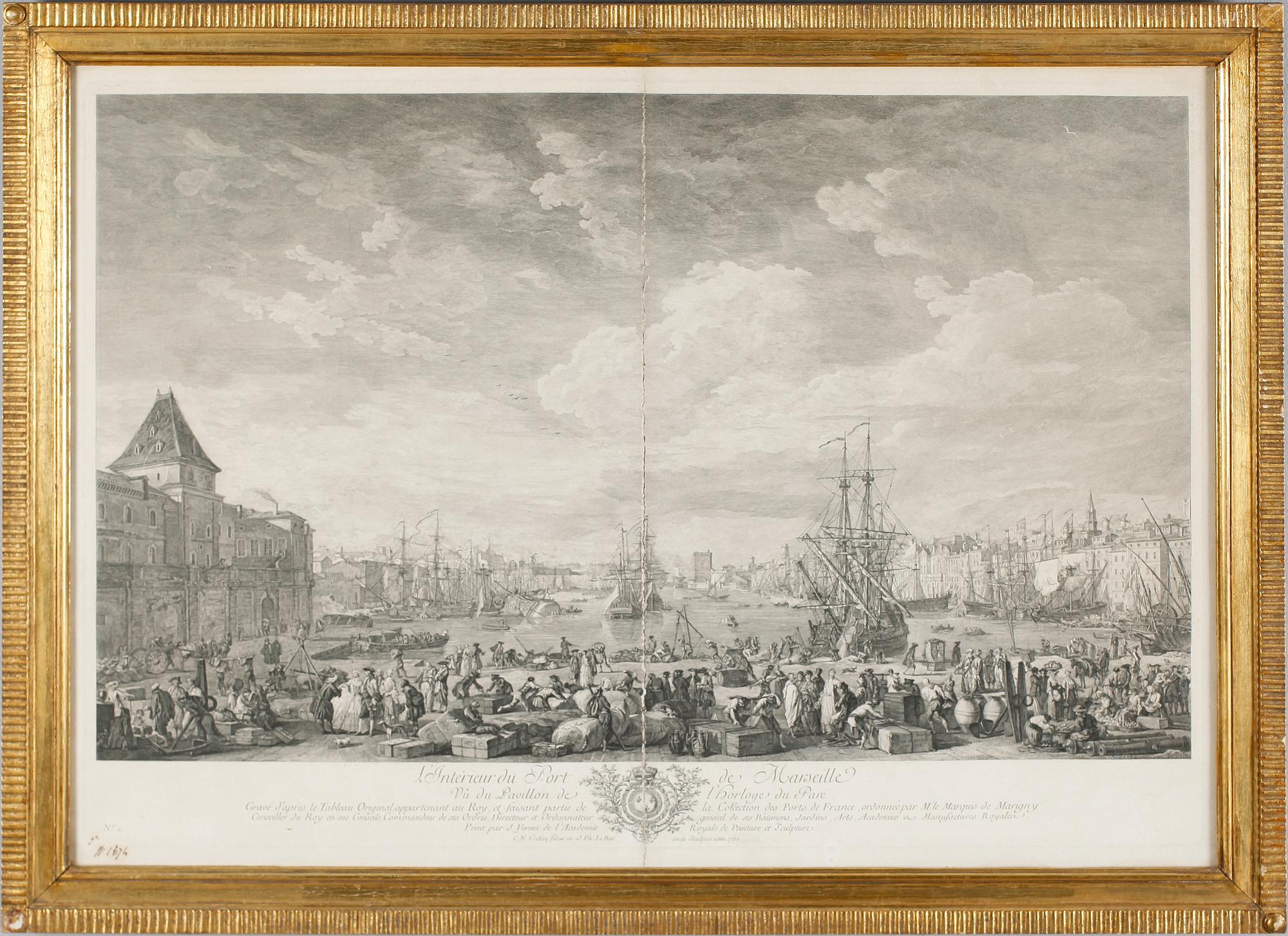 KOPPARSTICK, 2 st, efter Vernet och Rossini, 1800-tal.