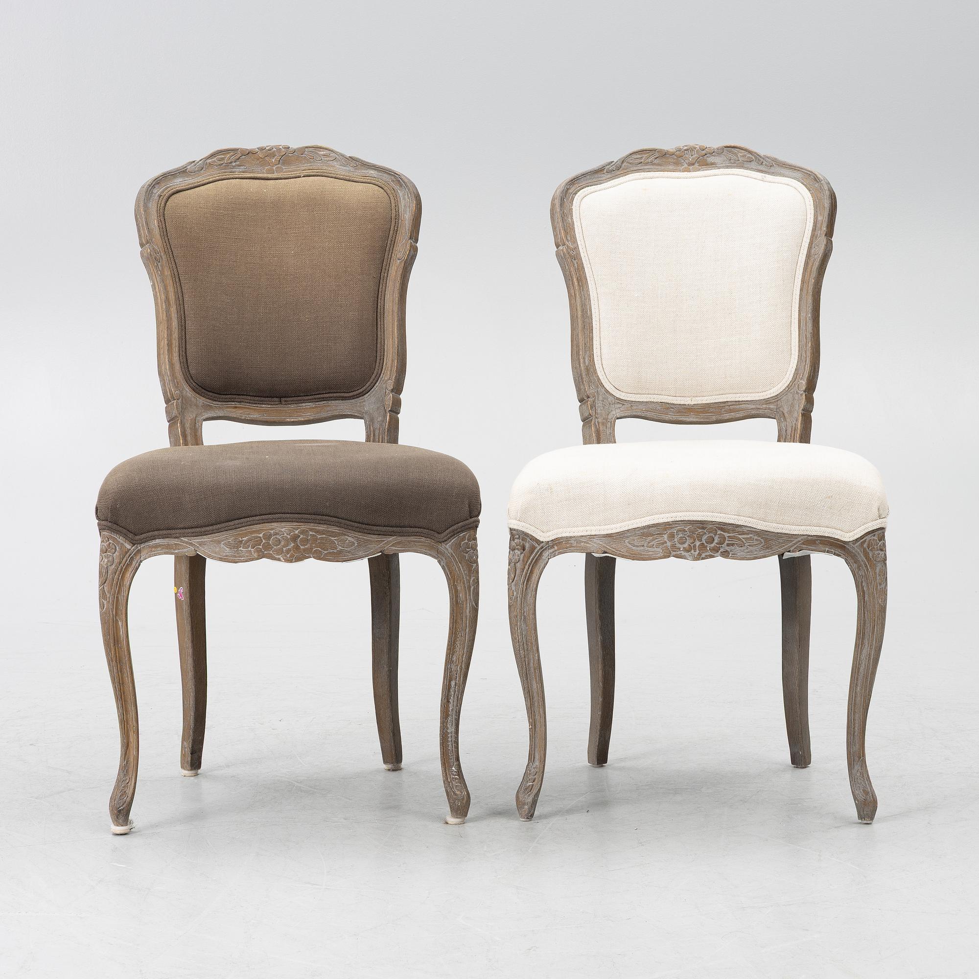 Nine chairs, Louis XV style, France. 21 st century.