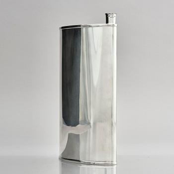 A large silver hip flask, Kultakeskus, Hämeenlinna, Finland 1970.