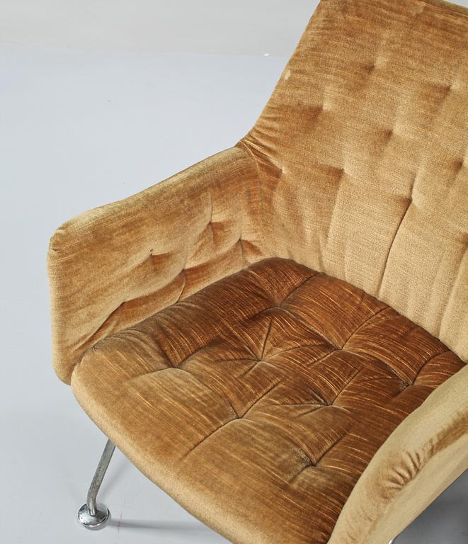 KARMFÅTÖLJER, 3 st, Bruno Mathsson, Dux, 1900-talets andra hälft.