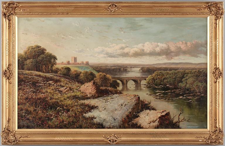 EDWARD H. NIEMANN, olja på duk, signerad.